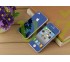Tvrdené sklo iPhone 4/4S - modré